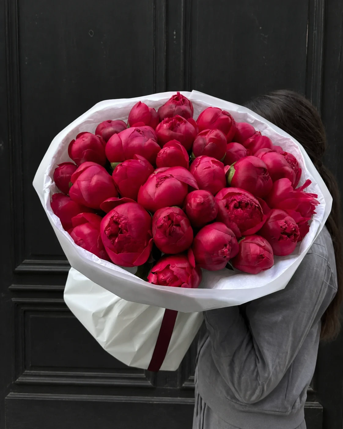 Burgundy Peony