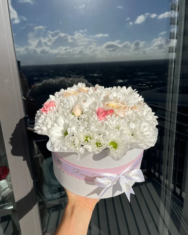 Daisy Blush Hatbox